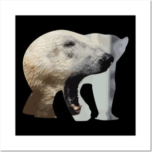 polar bear design Posters and Art